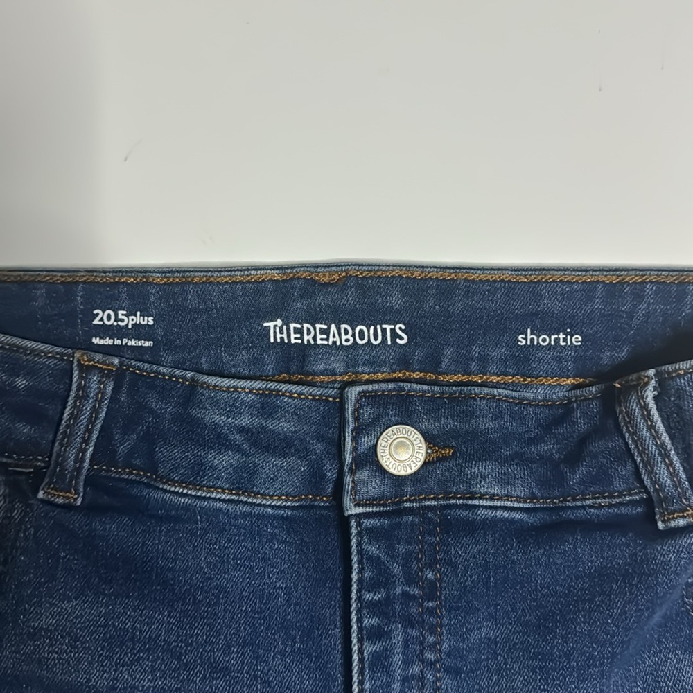 Thereabouts Girls Plus Jeans Short - Picture 3 of 4